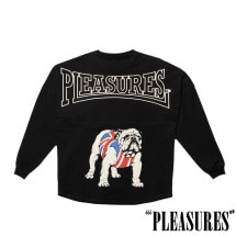 【PLEASURES/プレジャーズ】BULLDOG HEAVYWEIGHT LONG SLEEVE 長袖Tシャツ / BLACK|長袖Tシャツ|PLEASURES