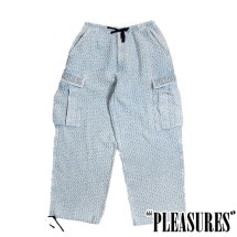 【PLEASURES/プレジャーズ】KNITTED INDIGO CARGO PANTS カーゴパンツ / INDIGO