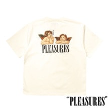 【PLEASURES/プレジャーズ】DYNAMIC SHORT SLEEVE CREWNECK Tシャツ / ECRU