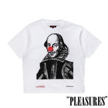 【PLEASURES/プレジャーズ】JOKE HEAVYWEIGHT SHIRT Tシャツ / WHITE