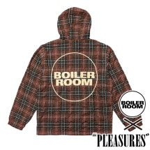 【PLEASURES/プレジャーズ×BOILER ROOM】PRACTICE HOODED JACKET ジャケット / BROWN