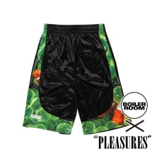 【PLEASURES/プレジャーズ×BOILER ROOM】AQUA SPORT SHORTS ショートパンツ / BLACK|ショートパンツ|PLEASURES