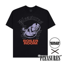 【PLEASURES/プレジャーズ×BOILER ROOM】HEADPHONE T-SHIRT Tシャツ / BLACK