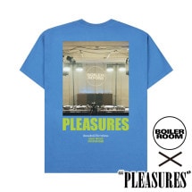 【PLEASURES/プレジャーズ×BOILER ROOM】TURNTABLE T-SHIRT Tシャツ / BLUE