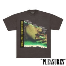 【PLEASURES/プレジャーズ】DOMINATION T-SHIRT Tシャツ / BROWN