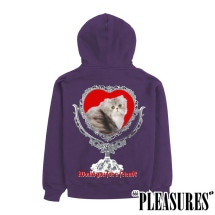 【PLEASURES/プレジャーズ】MIRROR HOODIE パーカー / EGGPLANT