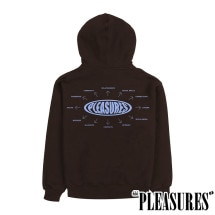【PLEASURES/プレジャーズ】OVERVIEW HOODIE パーカー / BROWN|スウェット|PLEASURES
