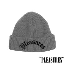 【PLEASURES/プレジャーズ】ARCH BEANIE ニット帽 / GREY|帽子|PLEASURES