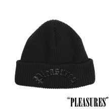 【PLEASURES/プレジャーズ】ARCH BEANIE ニット帽 / BLACK|帽子|PLEASURES