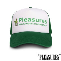 【PLEASURES/プレジャーズ】EXCHANGE TRUCKER キャップ / GREEN|帽子|PLEASURES
