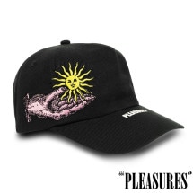 【PLEASURES/プレジャーズ】APOLLO HAT キャップ / BLACK