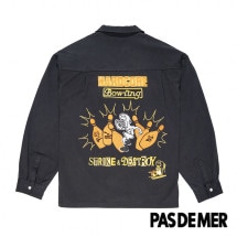 【PAS DE MER/パドゥメ】BOWLING SHIRT 長袖シャツ / BLACK
