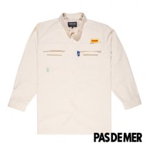 【PAS DE MER/パドゥメ】GOOD NEWS SHIRT 長袖シャツ / CREAM|長袖シャツ|Pas De Mer