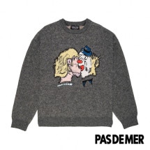 【PAS DE MER/パドゥメ】HARD TIMES JUMPER セーター / GREY|ニット|Pas De Mer