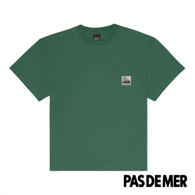 【PAS DE MER/パドゥメ】LOGO T-SHIRT Tシャツ / FOREST GREEN | Pas De Mer,Tシャツ ...