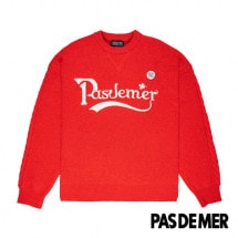 【PAS DE MER/パドゥメ】PUB JUMPER セーター / RED|ニット|Pas De Mer