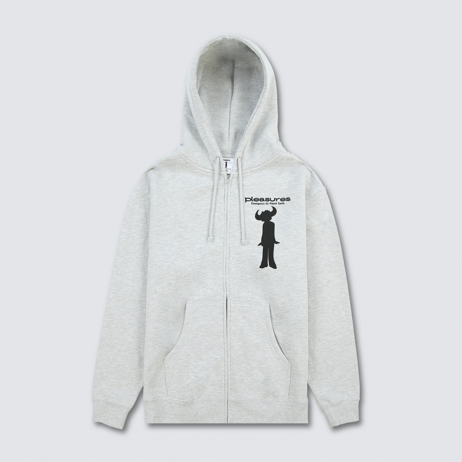 PLEASURES/ץ쥸㡼JAMIROQUAI/ߥ磻HIGH TIMES ZIP HOODIE ѡ / HEATHER GREY