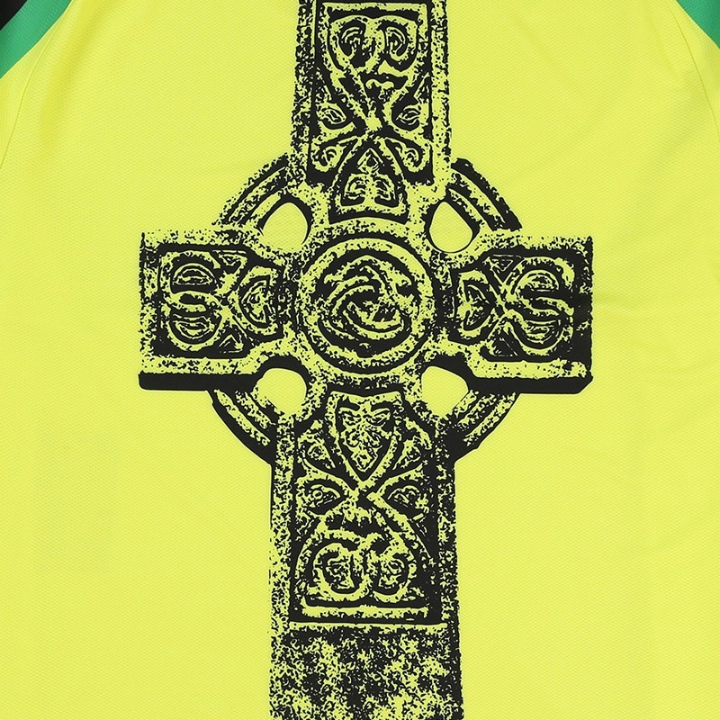 ��PLEASURES/�ץ쥸�㡼����MIND SOCCER JERSEY T����� / LIME