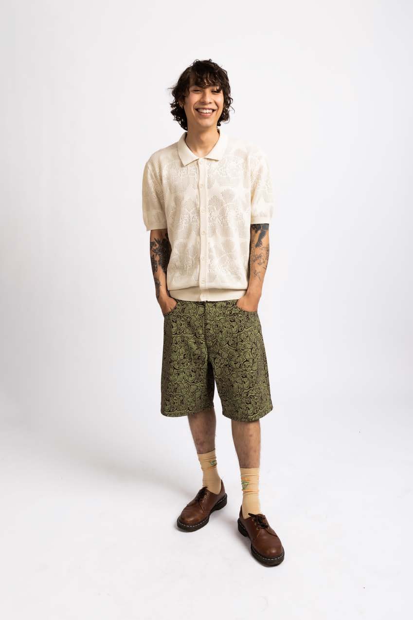 PAS DE MER/ѥɥSKULLS POLO SWEATER ݥ / SAND