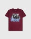 PLEASURES/ץ쥸㡼SLIPKNOT/åץΥåȡCOMPASS T-SHIRT T / BURGUNDY