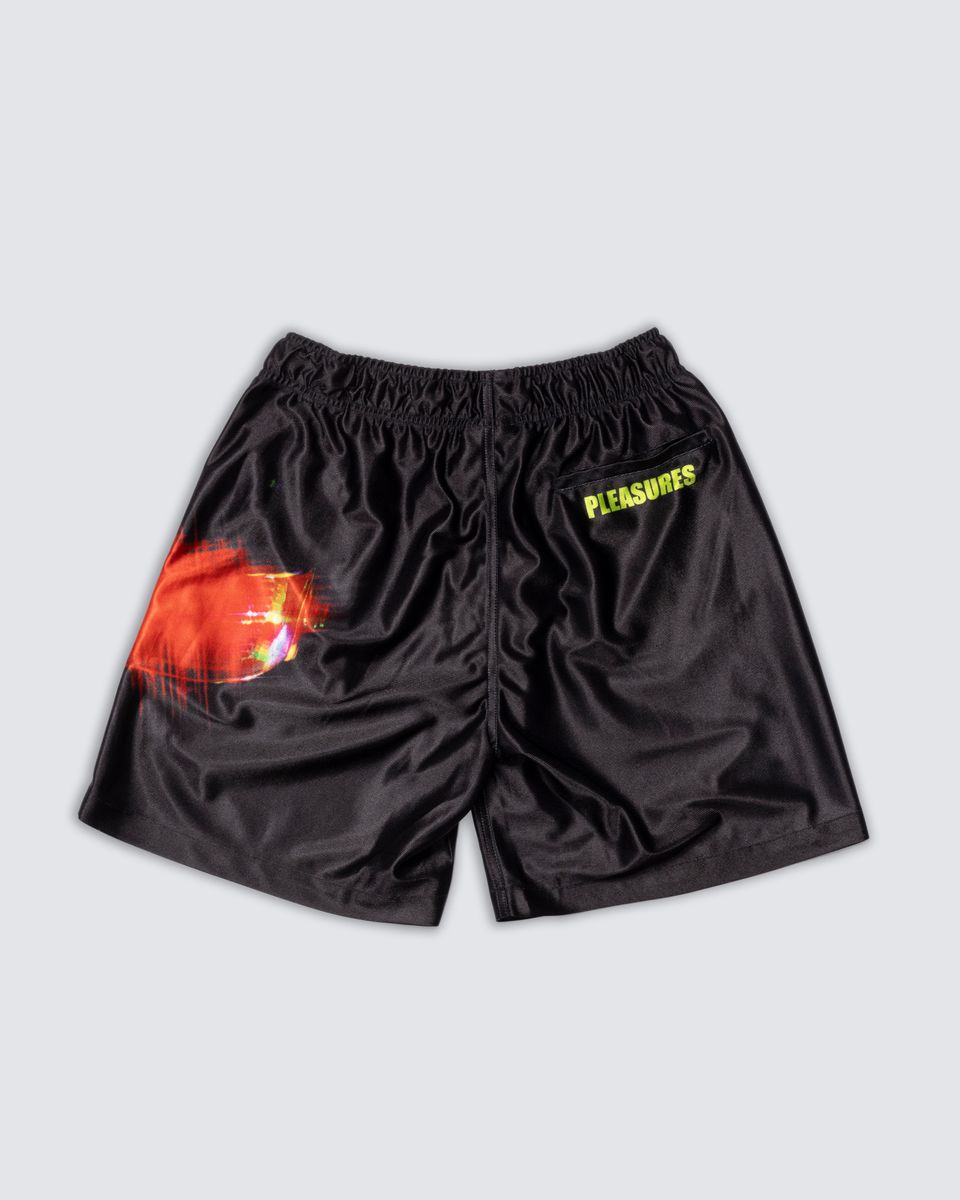 ��PLEASURES/�ץ쥸�㡼����DAFT PUNK/���եȡ��ѥ󥯡�DAFT CLUB SPORT SHORTS ���硼�ȥѥ�� / BLACK