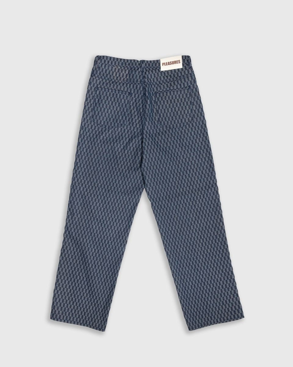 ��PLEASURES/�ץ쥸�㡼����FORMULA BAGGY JEAN �ǥ˥�ѥ�� / INDIGO CHECKER