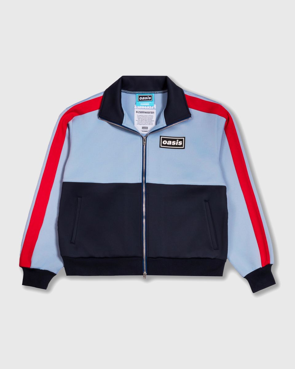 ��PLEASURES/�ץ쥸�㡼����OASIS��FOREVER TRACK JACKET �ȥ�å����㥱�å� / POWDER BLUE