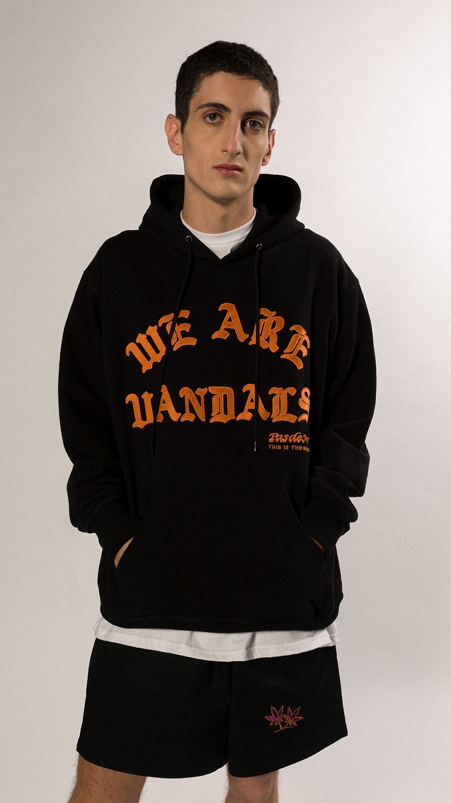 ��PAS DE MER/�ѥɥ����WAV HOODY �ѡ����� / BLACK �֥�å� ��