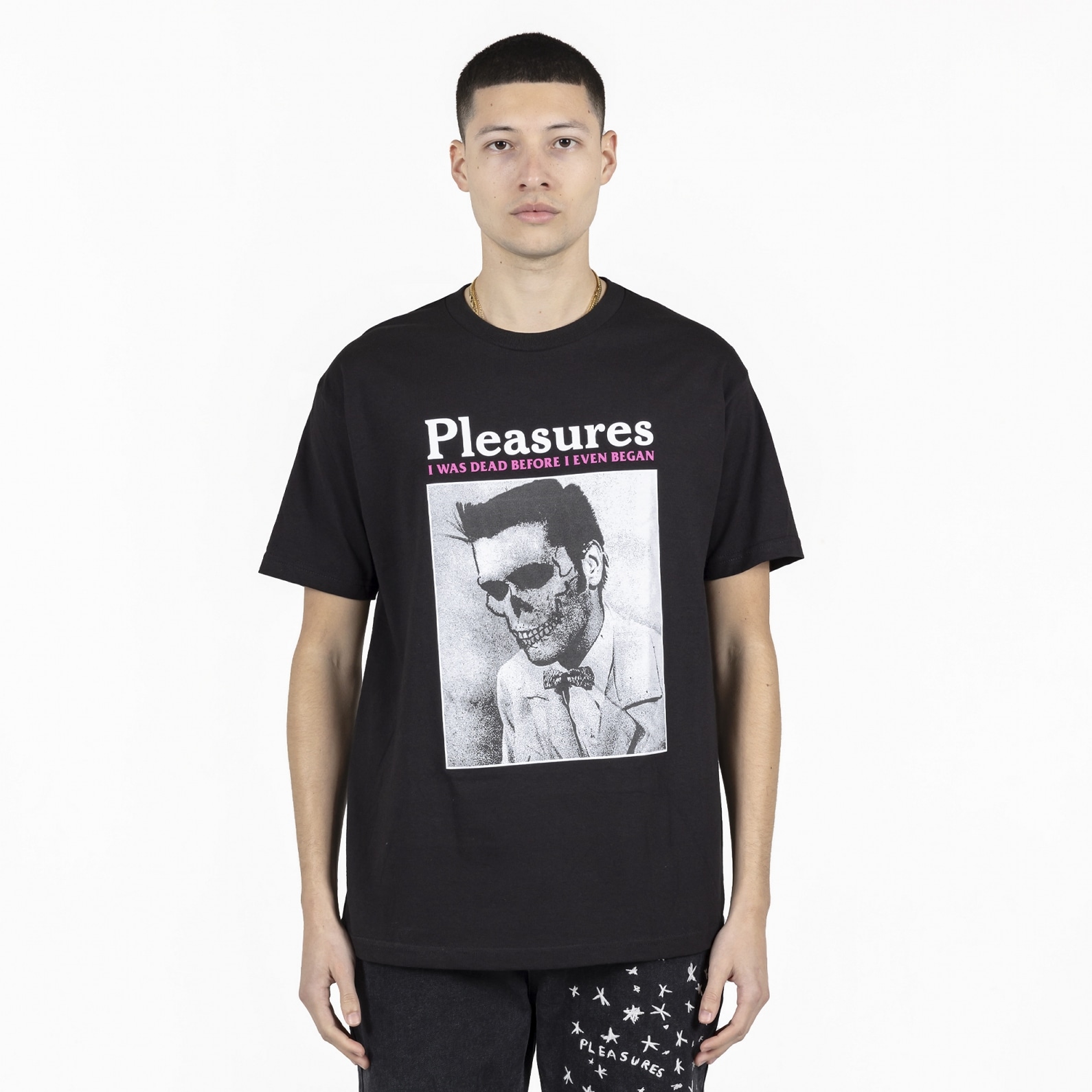 PLEASURES/ץ쥸㡼DEAD T-SHIRT T / BLACK ֥å