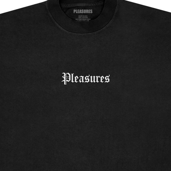 PLEASURES/ץ쥸㡼BURN AGAIN T-SHIRT T / BLACK