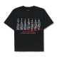 PLEASURES/ץ쥸㡼CALENDAR HEAVYWEIGHT T-SHIRT T / BLACK