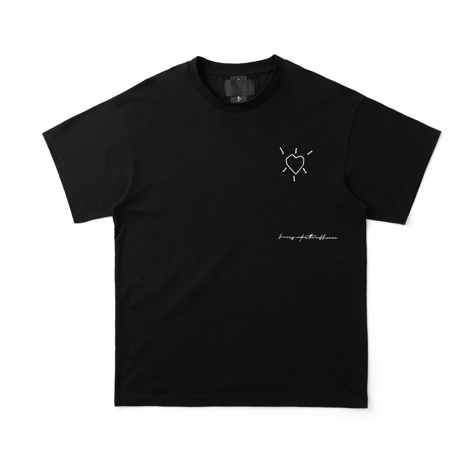 LUTI/롼ƥSANTO CORAZON S/S KNIT T / BLACK