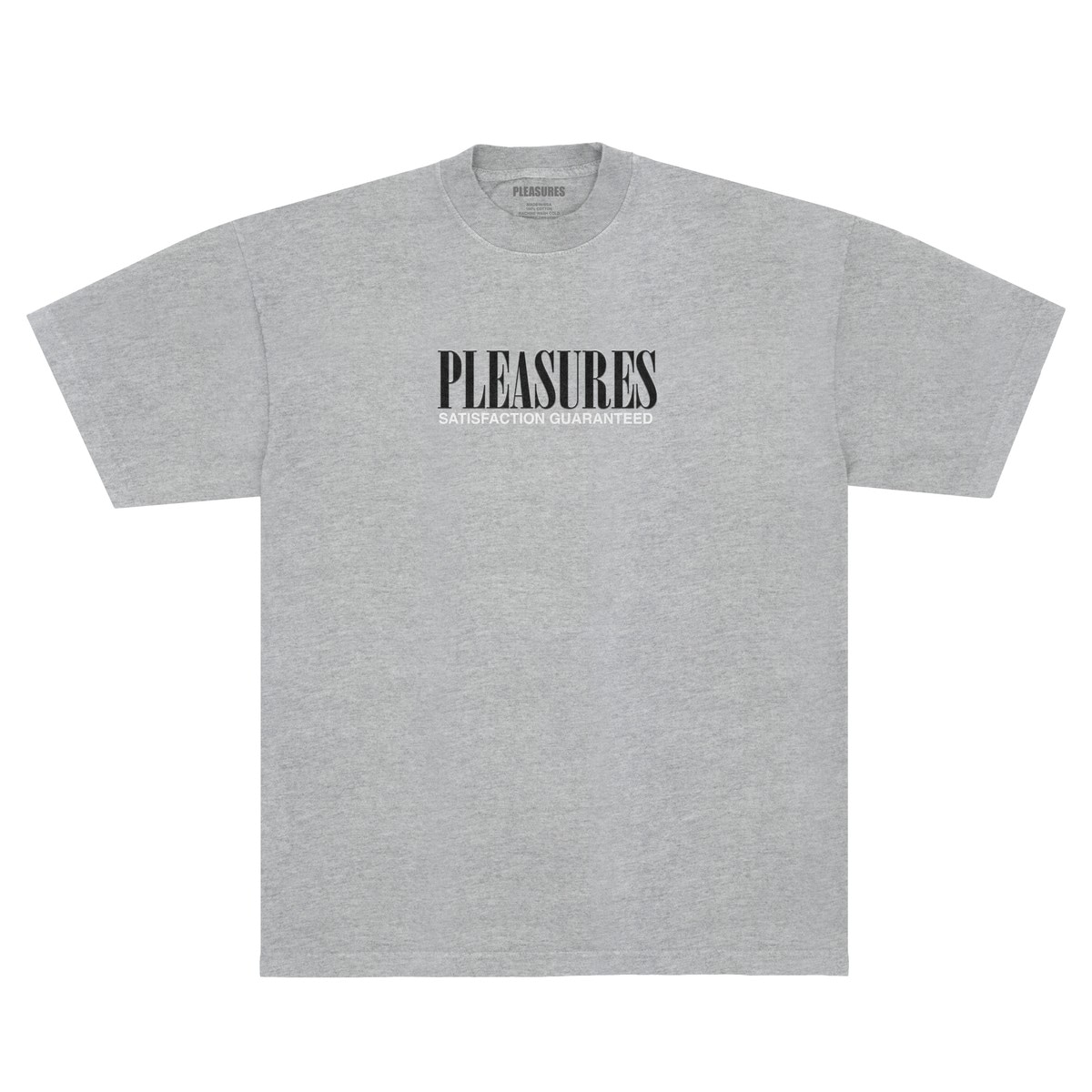 PLEASURES/ץ쥸㡼SATISFACTION T-SHIRT T / BROWN