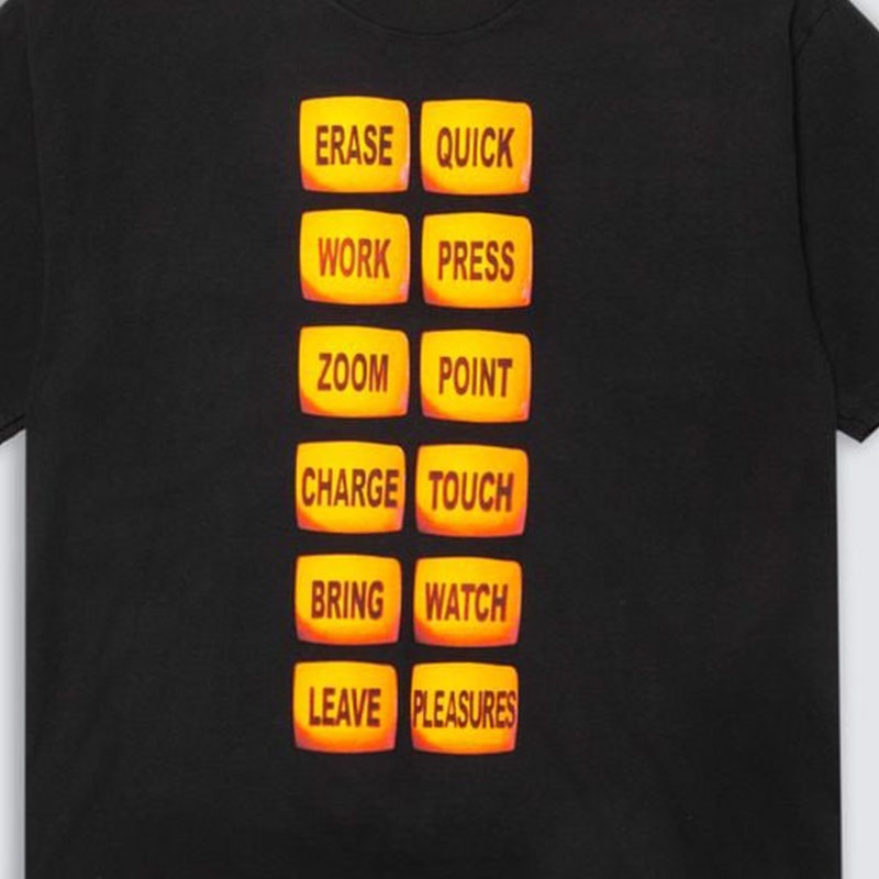 ��PLEASURES/�ץ쥸�㡼����DAFT PUNK/���եȡ��ѥ󥯡�TECHNOLOGIC T-SHIRT T����� / BLACK