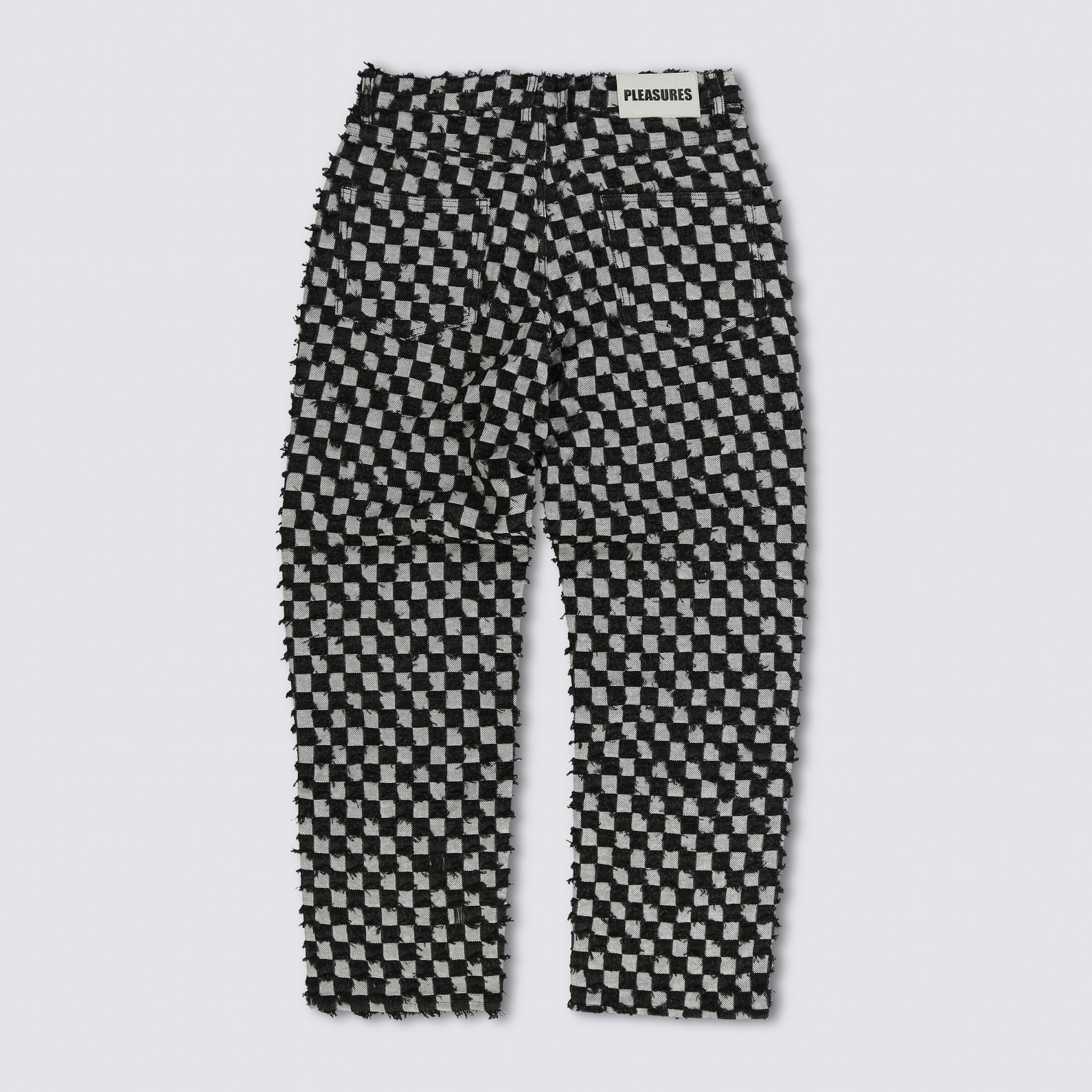 PLEASURES/ץ쥸㡼CURFEW CHECKER WORK PANTS ѥ / BLACK ֥å