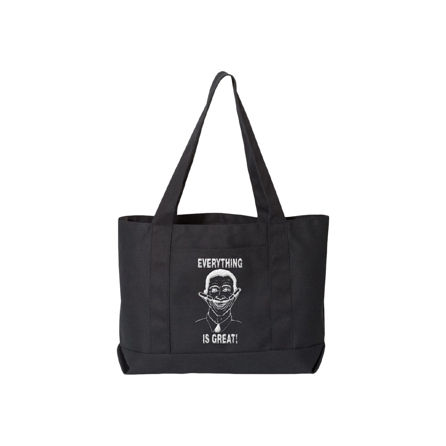 COLD WORLD FROZEN GOODS/ɥɥե󥰥åEVERYTHING IS GREAT TOTE ȡȥХå / BLACK ֥å