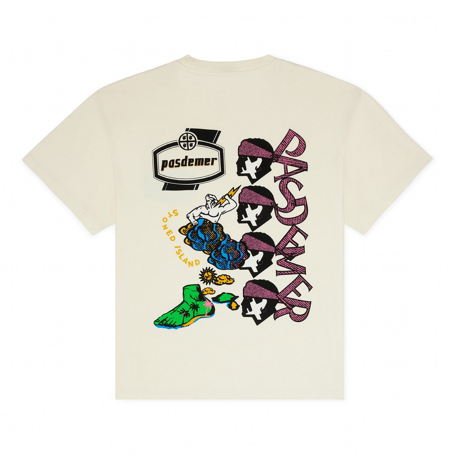 ��PAS DE MER/�ѥɥ����STONED ISLAND TEE T����� / CREAM