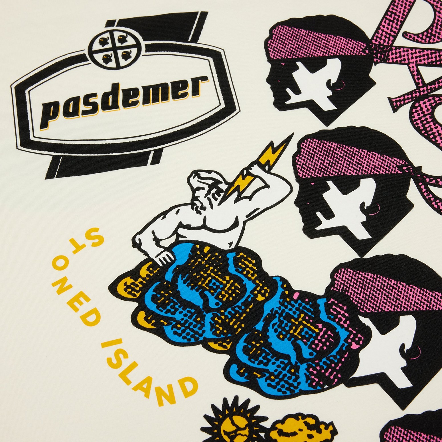 ��PAS DE MER/�ѥɥ����STONED ISLAND TEE T����� / CREAM