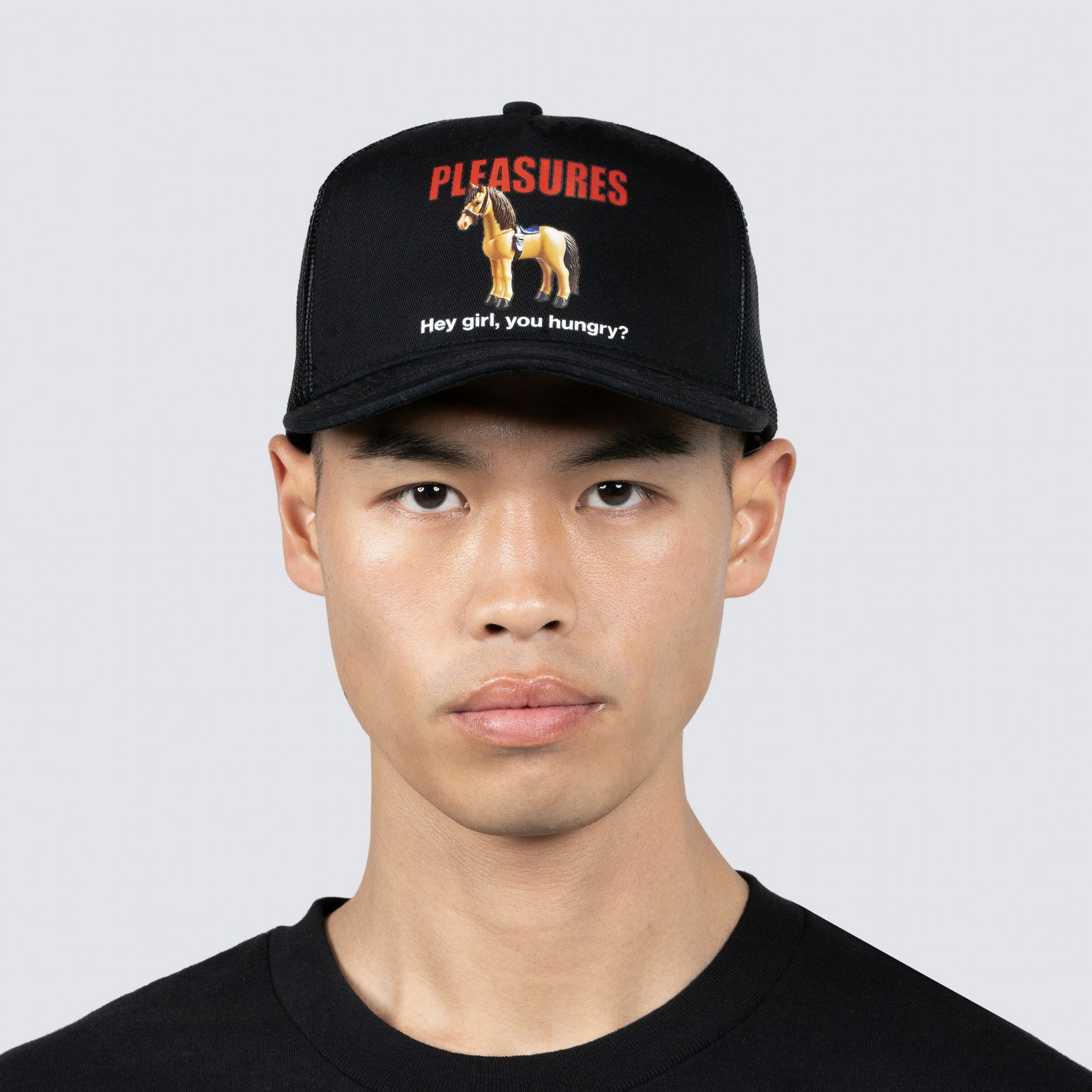 PLEASURES/ץ쥸㡼HALF BAKED/ϡե٥ɡHORSE TRUCKER å / BLACK