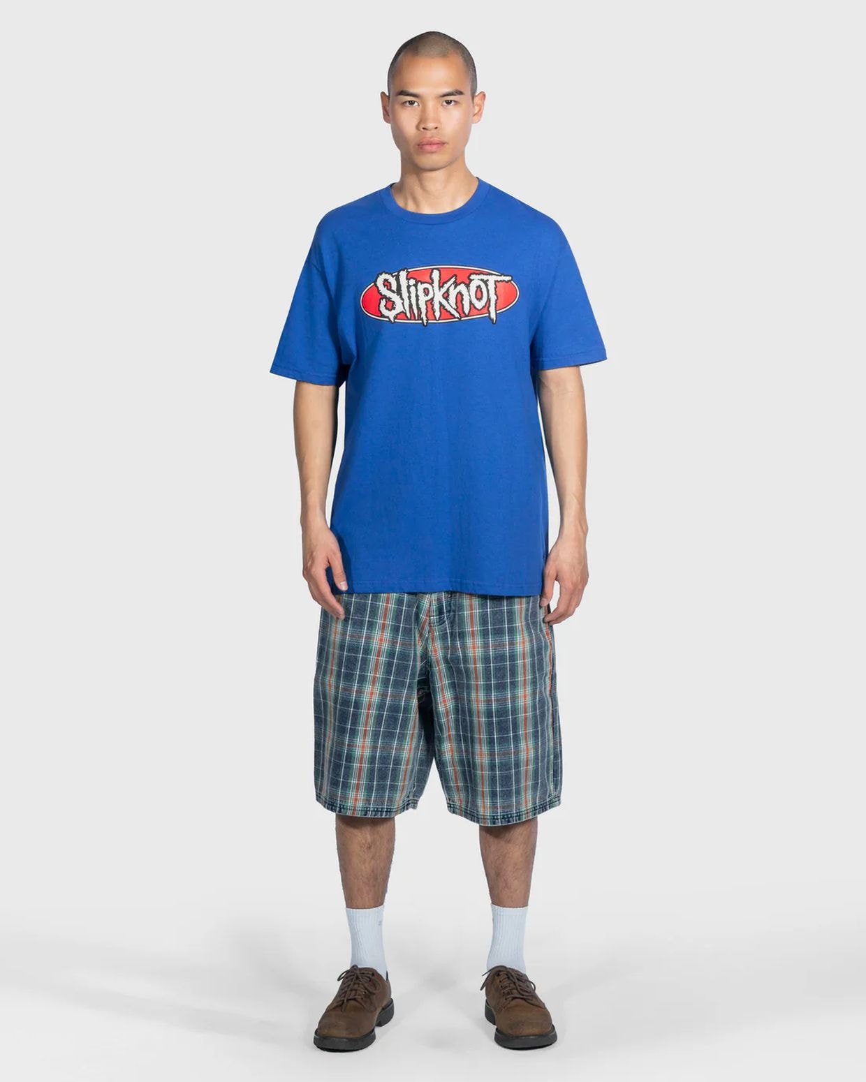 PLEASURES/ץ쥸㡼SLIPKNOT/åץΥåȡGOAT T-SHIRT T / ROYAL