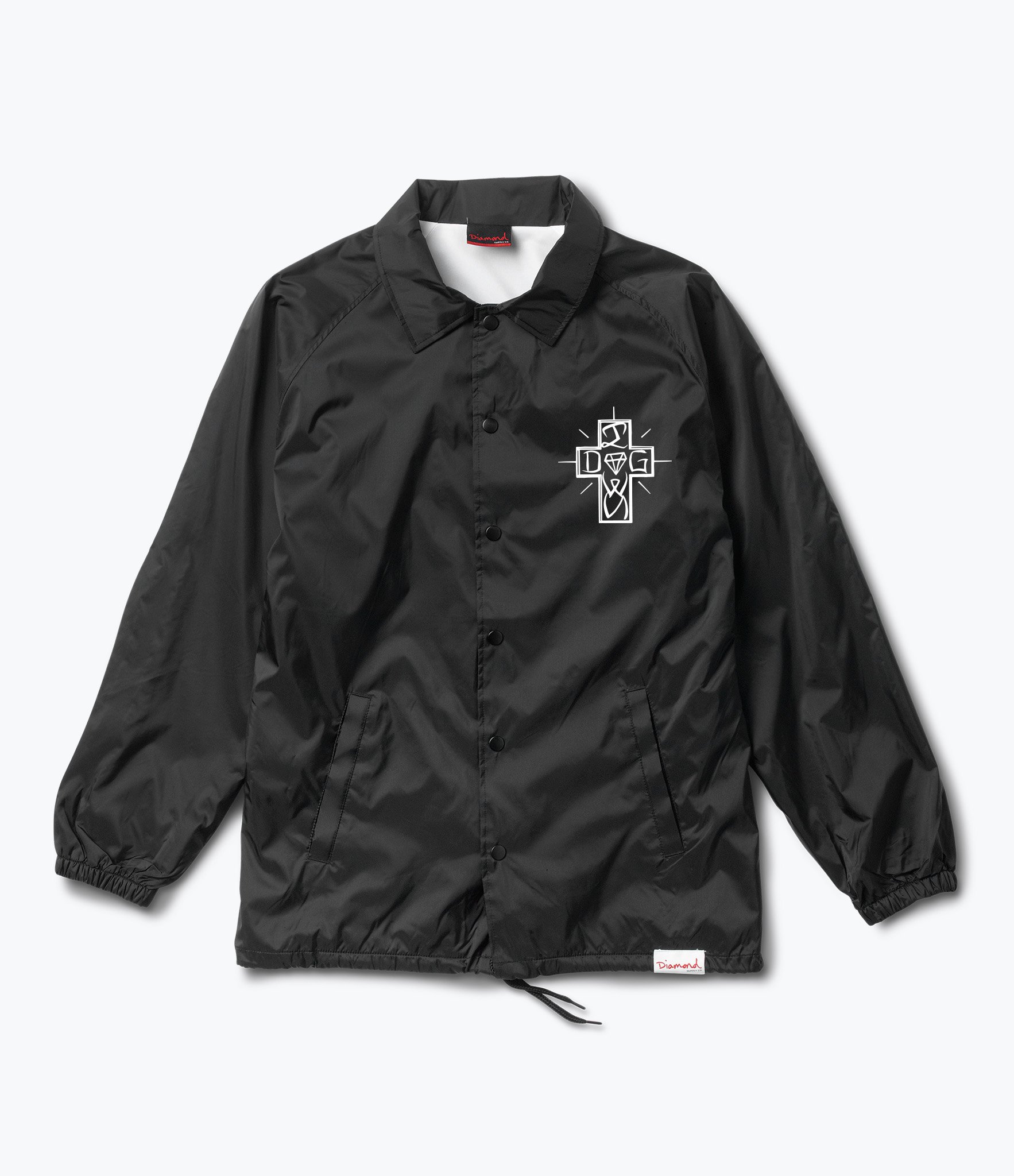 DIAMOND SUPPLY/ɥץ饤 X DOGTOWN/ɥåDIAMOND X DOGTOWN COACHES JACKET 㥱å / BLACK ֥å 