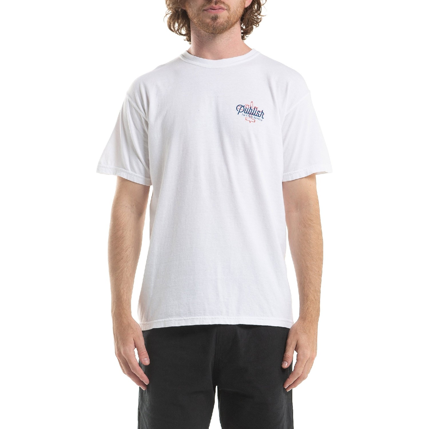 Publish Brand パブリッシュブランド 1st Class Tシャツ White Publish Brand Tシャツ After Note アフターノート 大阪 新世界ストリートファッション Laブランド正規取り扱い通販ショップ Publish Brand パブリッシュブランド 1st Class Tシャツ White Publish Brand Tシャツ After Note アフターノート 大阪 新世界ストリートファッション Laブランド正規取り扱い通販ショップ
