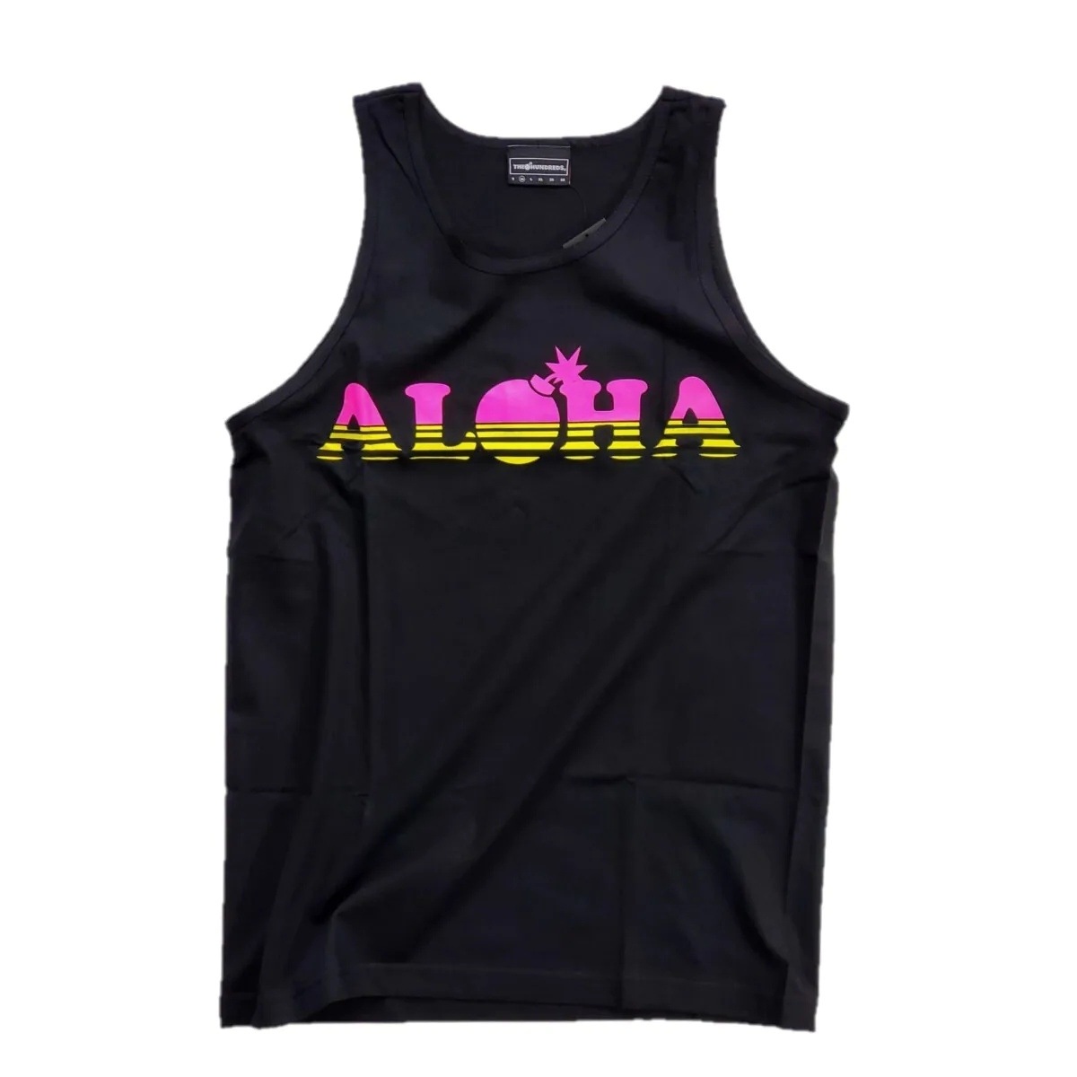 THE HUNDREDS/ϥɥåġALOHA TANK 󥯥ȥå / BLACK