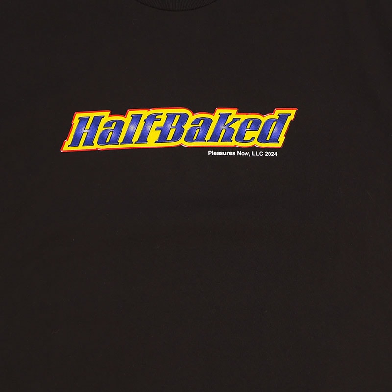 PLEASURES/ץ쥸㡼HALF BAKED/ϡե٥ɡHALF BAKED T-SHIRT T / BLACK