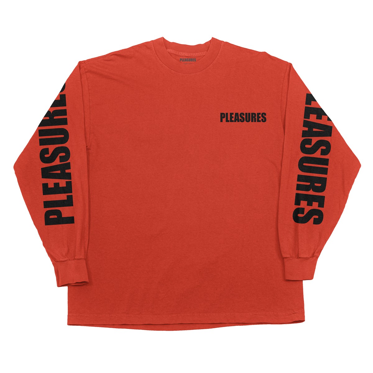 PLEASURES/ץ쥸㡼IMPACT STAFF LONG SLEEVE Ĺµԥ / ORANGE