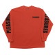 PLEASURES/ץ쥸㡼IMPACT STAFF LONG SLEEVE Ĺµԥ / ORANGE