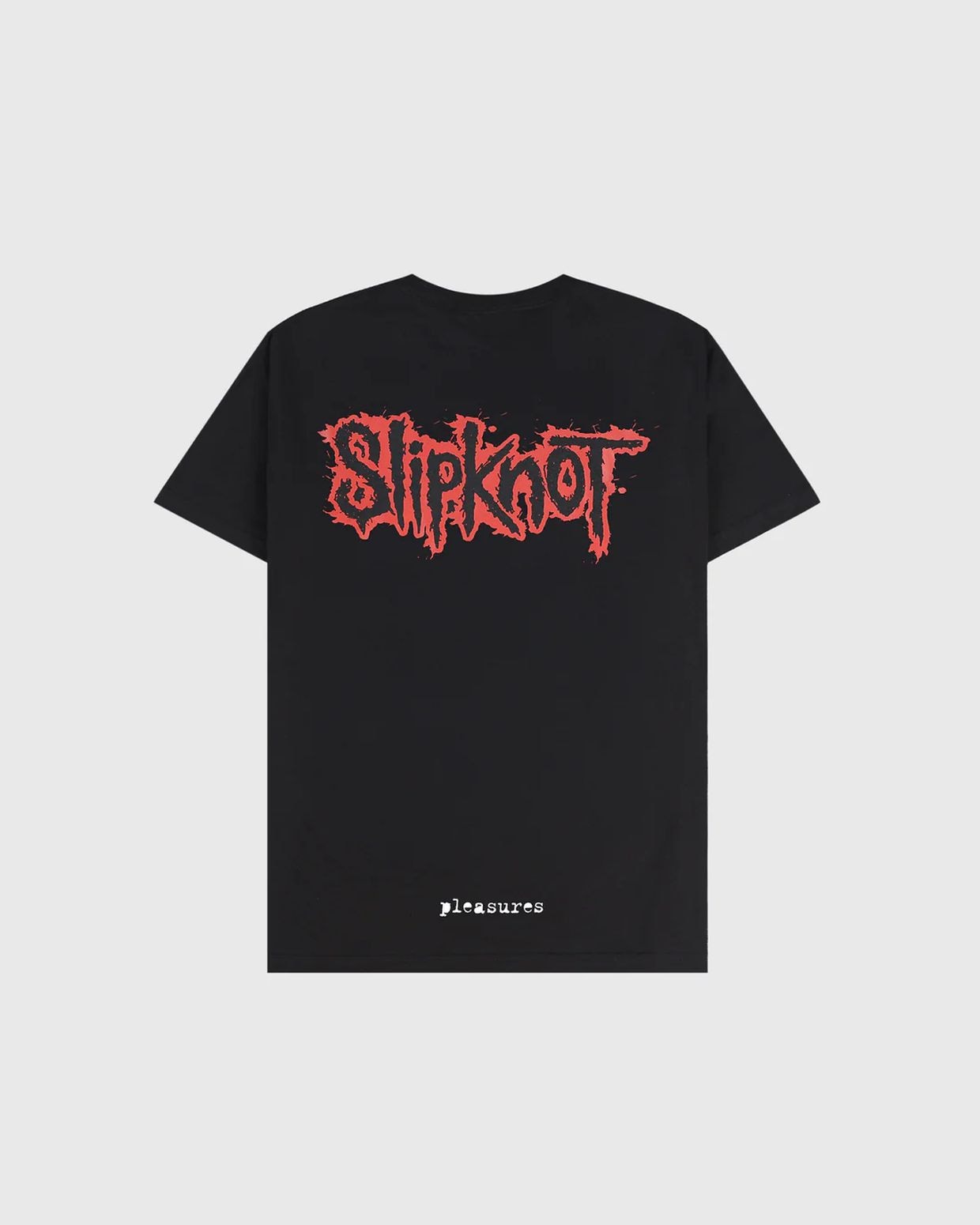 PLEASURES/ץ쥸㡼SLIPKNOT/åץΥåȡSKELETON T-SHIRT T / BLACK