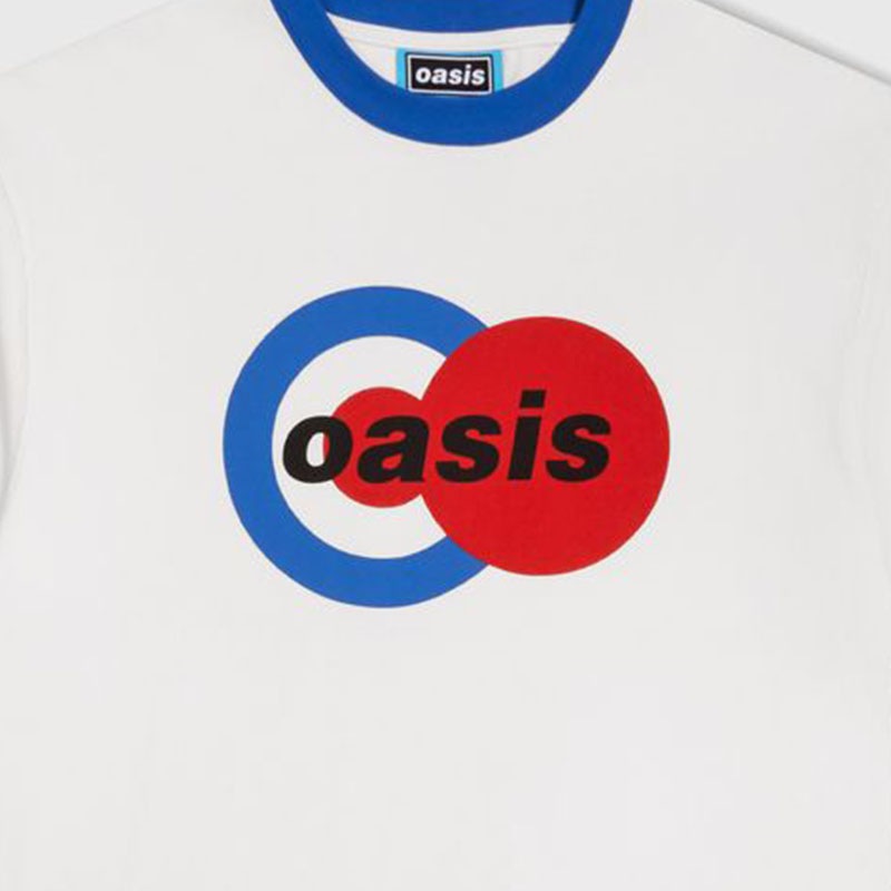 ��PLEASURES/�ץ쥸�㡼����OASIS��1996 RINGER SHIRT T����� / WHITE
