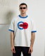 ��PLEASURES/�ץ쥸�㡼����OASIS��1996 RINGER SHIRT T����� / WHITE
