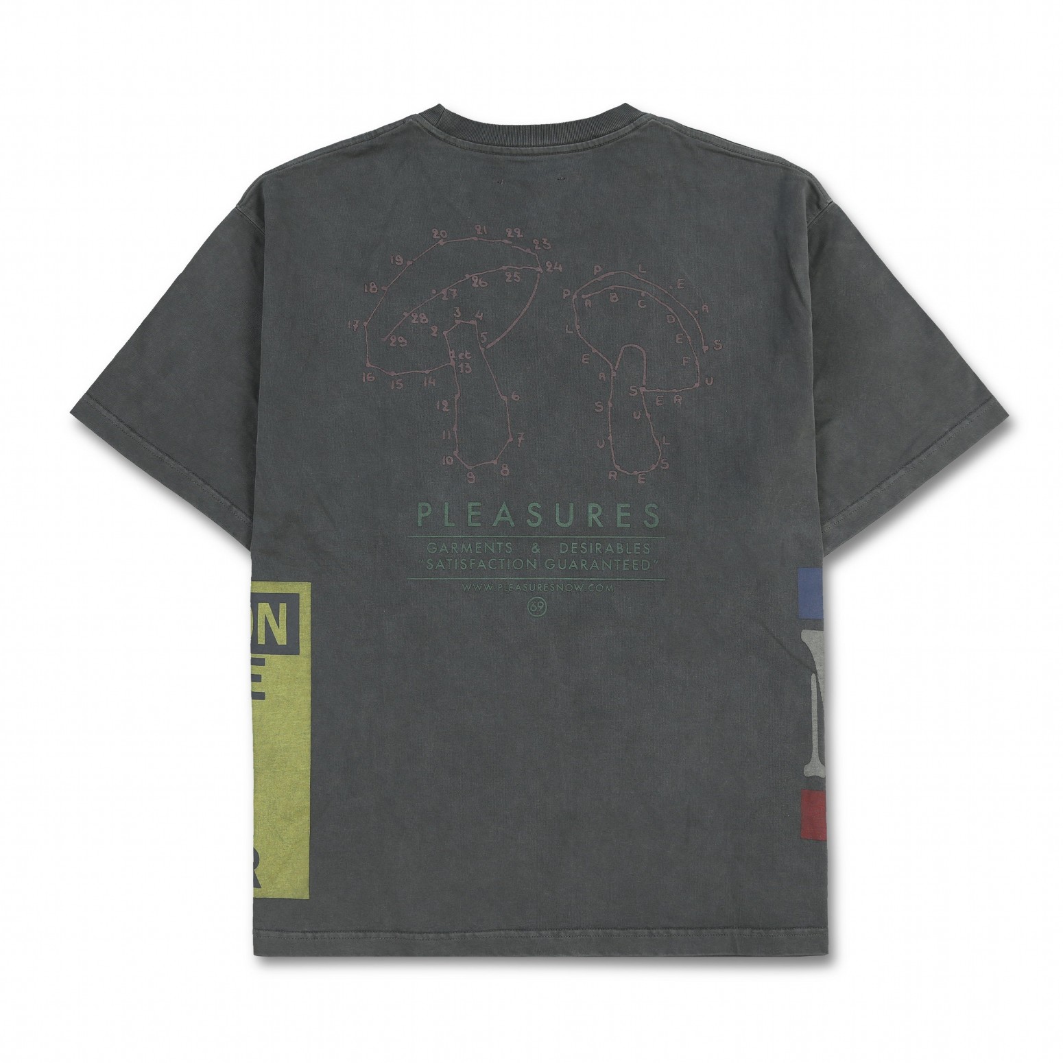 PLEASURES/ץ쥸㡼EVOLUTION HEAVYWEIGHT T-SHIRT T / BLACK